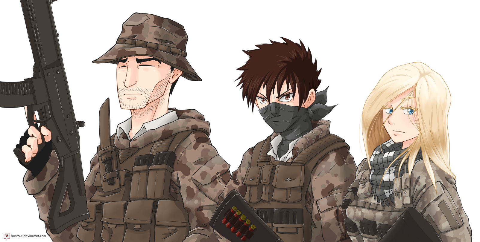 anime manga soldiers