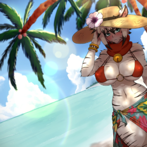 miia beach summer pareo