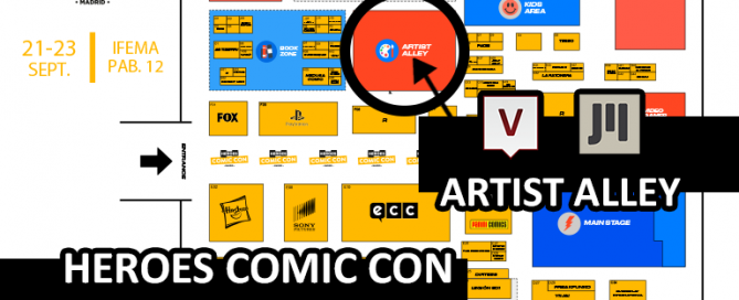 mapa heros comicon madrid