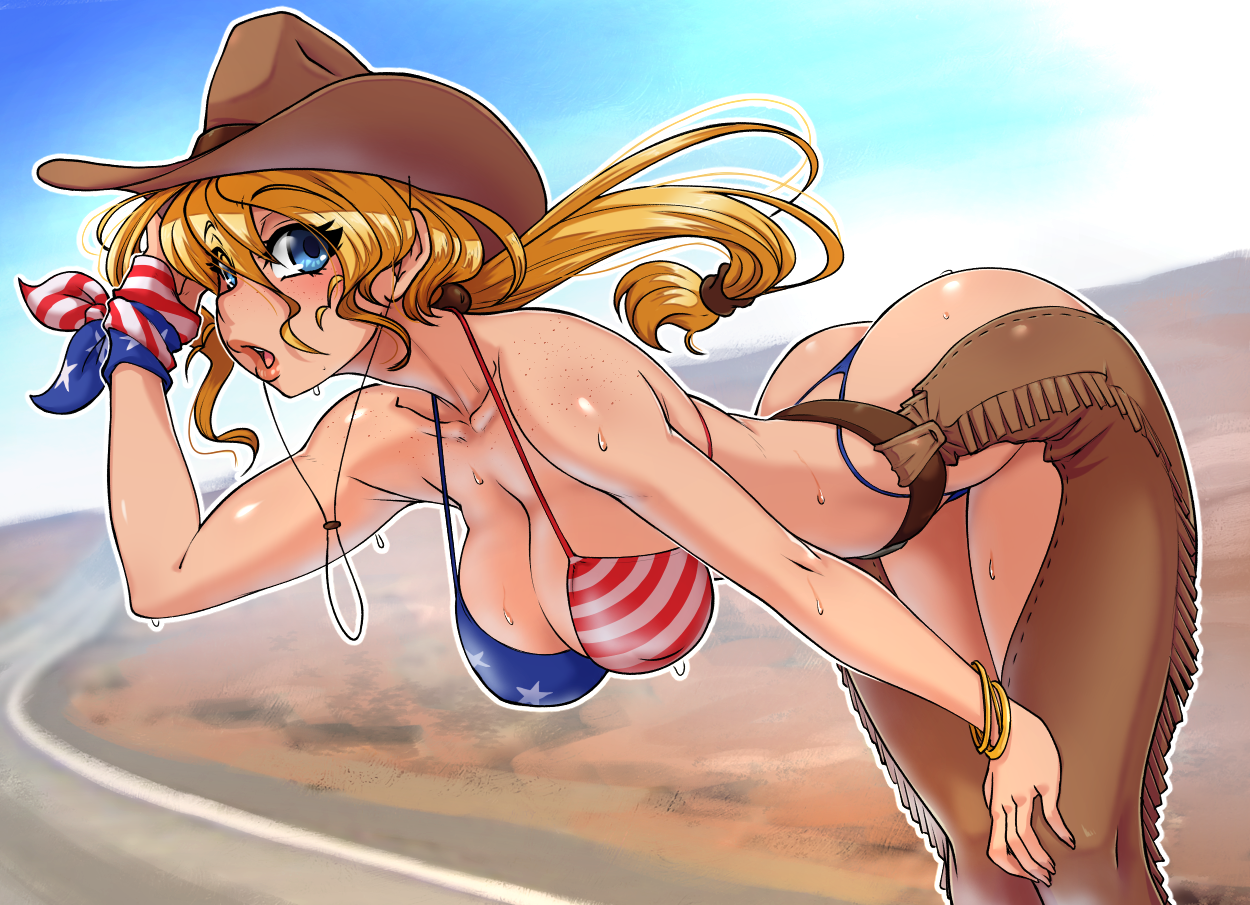 sexy girl on the route 66 by kawa-v