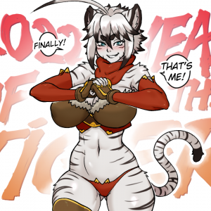 Miia celebrating the new year of the tiger 2022