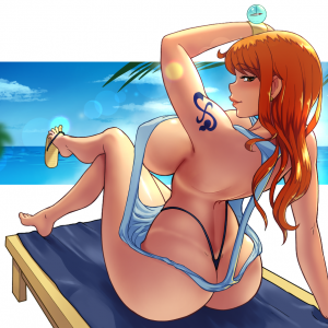 sexy nami from one piece