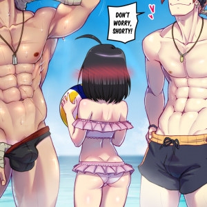 the abs of kazan and vulne, between of them is the butt of alyn