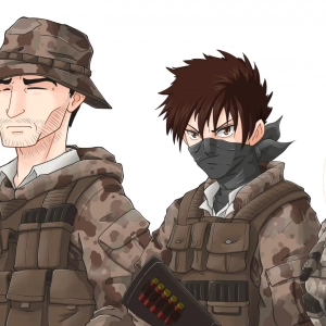 anime manga soldiers