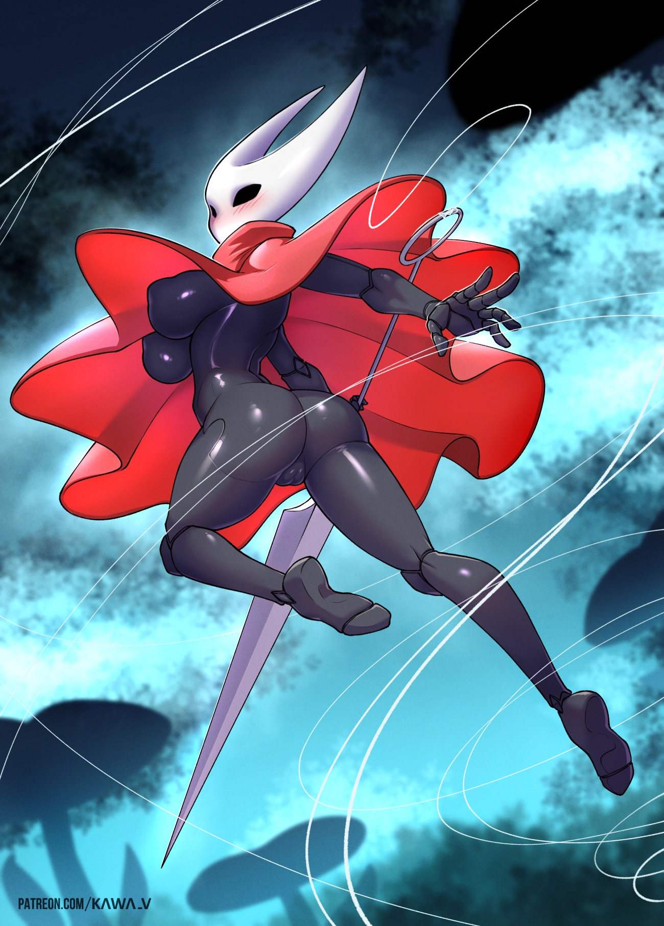 sexy hornet from hollow night silksong